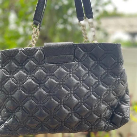 Kate Spade Black Quilted Shoulder Bag - Picture 2 of 6